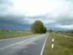 Aufziehendes Gewitter an der BAB 20 bei Sievershagen