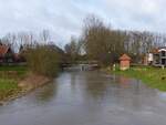 Vechtehochwasser in Ohne (Landkr.