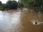 Vechtehochwasser in Ohne im August 2010