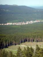 Blick vom Wurmberg auf Schierke.