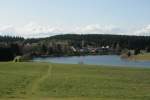Oberharzer Wasserregal - Blick ber den Ziegenberger Teich zum Sumpfteich bei Buntenbock.