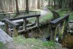 Oberharzer Wasserregal -  Kein Tropfen Wasser blieb ungenutzt. Jeder Bach, jedes Rinnsal wurde an diesen Wehren in den Dammgraben geleitet.