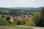 Blick ber Wolfshagen im Harz.