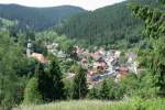 Blick auf die Bergstadt Wildemann.