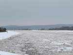 Herrliche Landschaft am winterlichen Elbe-Seitenkanal.