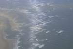 Nordseewellen auf Borkum aus der Luft (10.08.07)