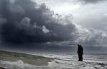 Am Strand auf der Insel Norderney.