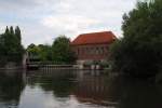 Ein Wehr in Hannover (Schneller Graben), am 30.06.10