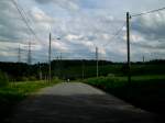 Die Strae runter ins Tal in Wuppertal-Linde.(9.5.2013)