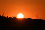 Sonnenuntergang in der Eifel, bei Bad M�nstereifel - 18.08.2025