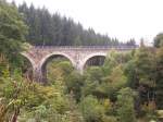 Das Eisenbahnviadukt der Vennbahn bei Gut Reichenstein (Raum Monschau). Leider liegen hier keine Gleise mehr