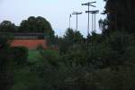 Die Abendstimmung im Garten in Kohlscheid-Bank am 21.9.2013.