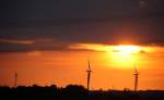 Ein schönen Sonnenuntergang in Kohlscheid-Bank am Abend vom 15.5.2014.