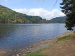 Obersee der Rurtalsperre bei Einruhr, Kreis D�ren (17.08.2026)