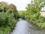 8. Oktober 2020 Geilenkirchen, Blick auf den Wurm nahe der Wassermühle.