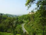 SIEG-LANDSCHAFT BEI HENNEF/BLANKENBERG  Kurz vor HENNEF führt aus dem Siegtal eine schmale Serpentinenstrasse hinauf zur  STADT BLANKENBERG mit einer mehr als 800-jährigen Geschichte..