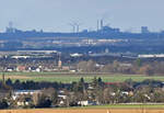 Von Eu-Kirchheim über Euskirchen bis zu den 34 km entfernten RWE-Kraftwerken westlich von Köln - 07.01.2023