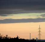 Zweigeteiltes Wetter in Deutschland: Der Einfluss eines Nordseehochs erstreckte sich bis ins Ruhrgebiet. Ab hier stieg die Regen- und Gewitterwahrscheinlichkeit Richtung Sden drastisch an. Bochum, den 12.05.2009