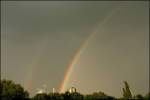 Doppel-Regenbogen ber Wanne-Eickel.   25.06.2007
