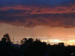 Dramatische Stimmung über dem Ruhrgebiet. (Bochum, Juli 2009)