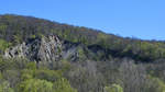 The Rock, ein  nackter  Teil des Ardeygebirge bei Witten. (April 2021)