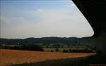 Mlheim an der Ruhr - Blick ber das Ruhrtal an der Mintarder Brcke (von Menden Richtung Mintard)