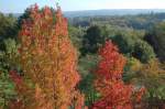 Ein Blick von der Ruhr-Uni Bochum ber das Ruhrtal in Richtung Herbede.