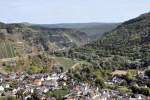 Blick von den Weinbergen ber Dernau in Richtung Ahrweiler - 11.09.2009