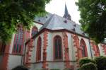 Eine der Kirchen in Bingen, bestens gepflegt.