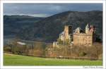 Blick auf die Schnburg und das Mittelrheintal bei Oberwesel - Rheinland-Pfalz, Deutschland