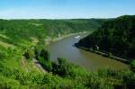 Aussicht von der Loreley auf den Rhein (03.06.2010)