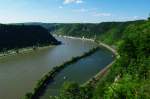 Aussicht von der Loreley Richtung St.