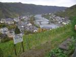 Blick auf Cochem an der Mosel.