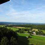 WESTERWALD/BERGISCHES LAND/SIEGERLAND AUF EINEN BLICK  Fantastische Panorama-Aussichten hat  man im kleinen ort BEUL bei ALTENKIRCHEN/WW  vom 35 Meter hohen RAIFFEISEN-TURM,so wie hier am 7.8.2017 bis