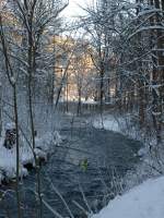 Winterspaziergang an der Weieritz zwischen Rabenau und Freital (Dezember 2010)