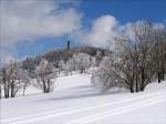 Blick von Altenberg (Osterzgebirge) kommend zum Geising.