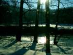 Erzgebirgische Winterlandschaft, Zschopautal bei Wiesenbad, 28.01.06