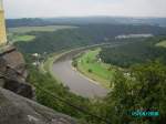 Das schne Elbtal von der Festung Knigstein.