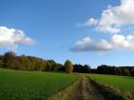 Herbststimmung, findet den Mond :-)