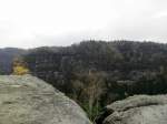 Blick vom Winterstein in Richtung Brenfangwnde welche wir als nchstes besteigen wollen. 10.11.2012