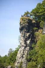 Basteiaussicht im Sächsischen Schweiz.