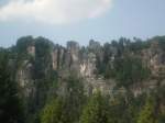 Blick auf die Bastei in Rathen am 27.07.2013