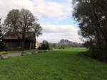 Blick vom Weg Schrammsteinblick zu den Schrammsteinen am 07.