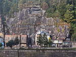 09. Oktober 2021  Blick über die Elbe in Richtung Schöna.