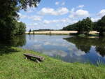 Kürbitz, Teich an der Thiergartener Straße (22.07.2023)