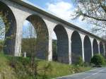 Autobahnbrcke auf der A 72,
bei Pirk/Sachsen,
Mai 2007