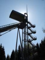  Vogtlandarena  Absprungturm, Klingental/Sachsen Mai 2007