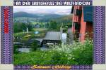 Blick vom Hang der Lausche nach Waltersdorf, Zittauer Gebirge Sommer 2004