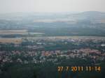 Blick auf Olbersdorf am 27.07.2011