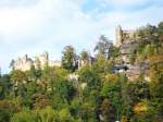 Die Burg und Klosterruine auf dem Berg Oybin am 03.10.2011